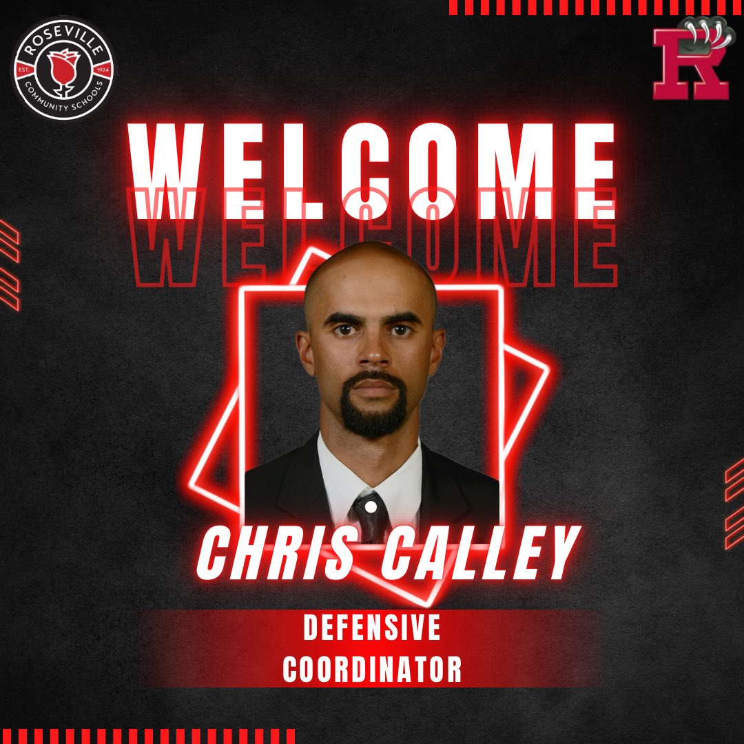 Roseville Football (@rville_football) on Twitter photo We welcome Coach Calley as our DC: Coach Calley comes to Roseville with a ton of experience from a High School DC, D2 and D3 College DC and more recently, the Director of Player Personnel at Central Michigan. We are thankful to have him join our program. #UCOC <a href="/CoachCalley21/">Chris Calley</a> We welcome Coach Calley as our DC: Coach Calley comes to Roseville with a ton of experience from a High School DC, D2 and D3 College DC and more recently, the Director of Player Personnel at Central Michigan. We are thankful to have him join our program. #UCOC <a href="/CoachCalley21/">Chris Calley</a>