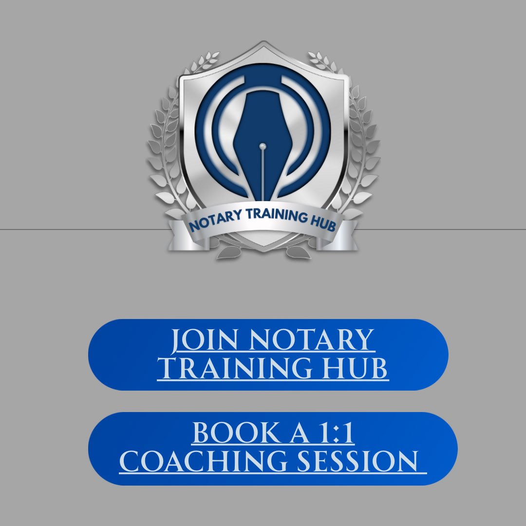 SAScheduler's tweet image. ➡️ Join the Notary Training Hub learn.notarytraininghub.com/?ref=669931 
➡️ Book a 1:1 Coaching session notarytraininghub.com/bookacoach