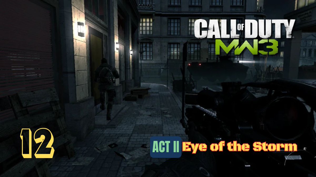 LordMalikon's tweet photo. Call of Duty: Modern Warfare 3 - ACT II: Eye of the Storm | Lets Play #12
https://t.co/EUk6HLWK0Q
#callofdutymodernwarfare3 #letsplay #callofdutyseries #callfoduty https://t.co/2EXoW24QOQ