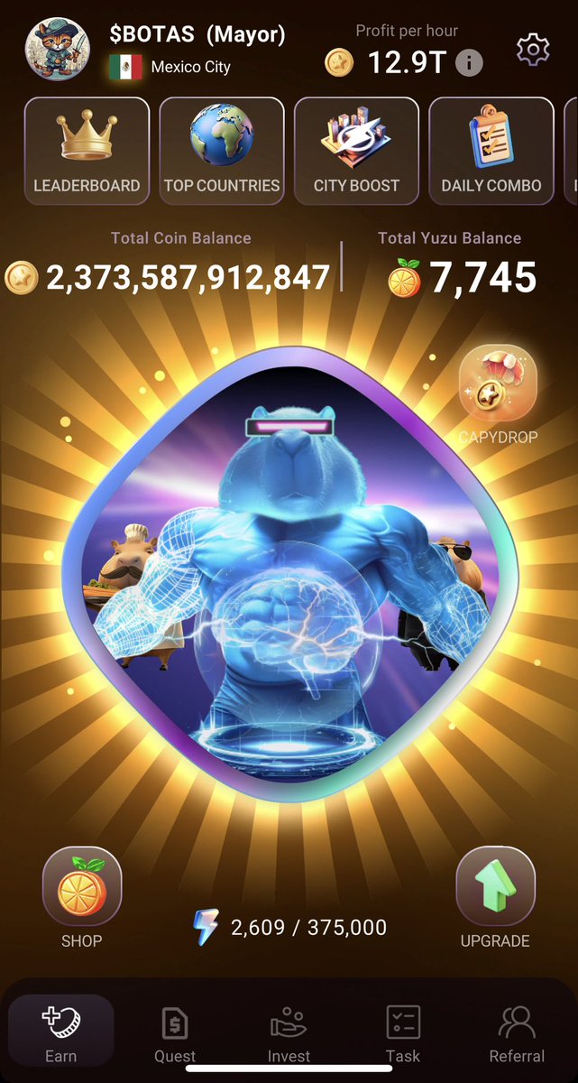 Help $BOTAS be on the top 100 Capybara Nation. Use the link and play <a href="/capy_nation/">Capybara Nation - $BARA is live on Crypto.com</a> 

 t.me/capybara_natio…