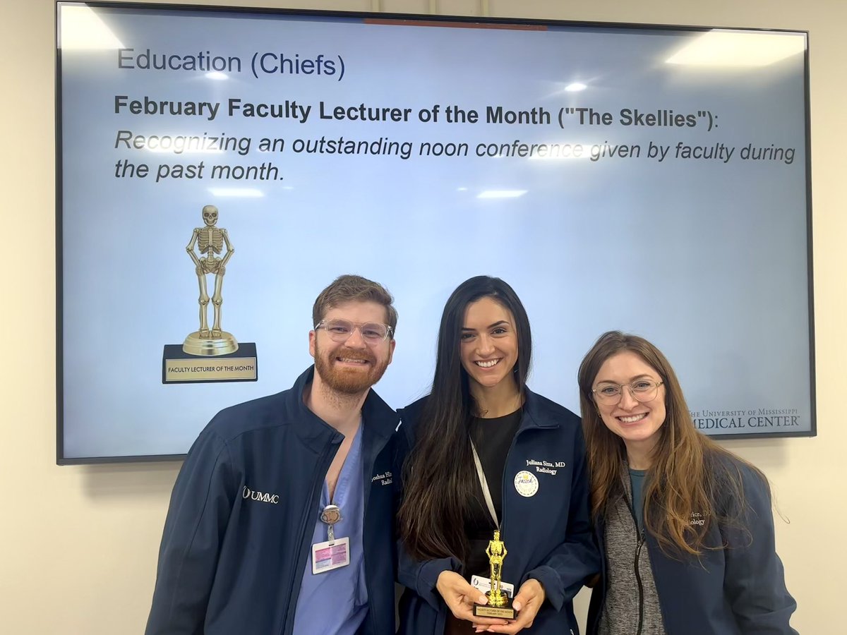 UMMC Department of Radiology (@ummcrads) on Twitter photo Congratulations to our February Faculty Lecturer of the month to one of our newest faculty members, Dr. Juliana Sitta <a href="/sitta_juliana/">Juliana Sitta MD PhD</a> ! She started in January and is already winning teaching awards 🥰. Congratulations to our February Faculty Lecturer of the month to one of our newest faculty members, Dr. Juliana Sitta <a href="/sitta_juliana/">Juliana Sitta MD PhD</a> ! She started in January and is already winning teaching awards 🥰.