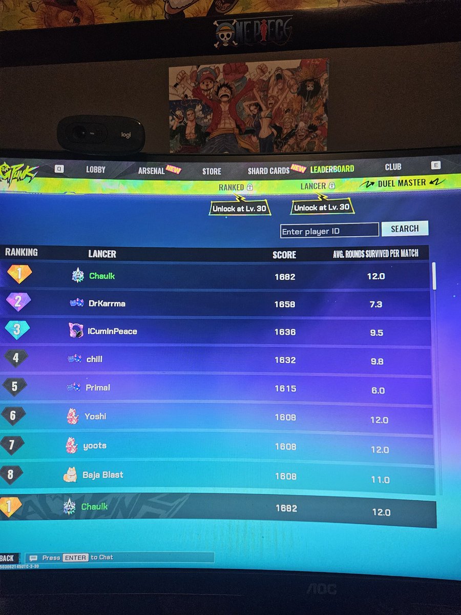 Made it to #1 in Duels
 #BreakTheRules #FragPunk