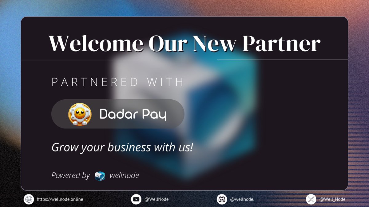 Welcome to our new partner <a href="/CoinDadar/">Dadar Pay</a> 🥳
Dadar Pay $DDR is a fun memecoin that supports mining, staking, and masternodes.

Right now, they're running a giveaway!🤑
for more information
discord.gg/eJ6EDaKgyY 

#WEND #partnerships #cryptoproject #masternode #memecoin #dadar