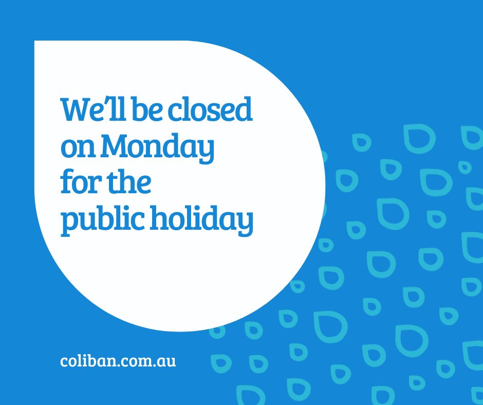 Our office will closed on Monday 10 March for the Labour Day Public Holiday. We will re-open 8am Tuesday. 

Faults, leaks and service difficulties can be reported at anytime on 1300 363 200.