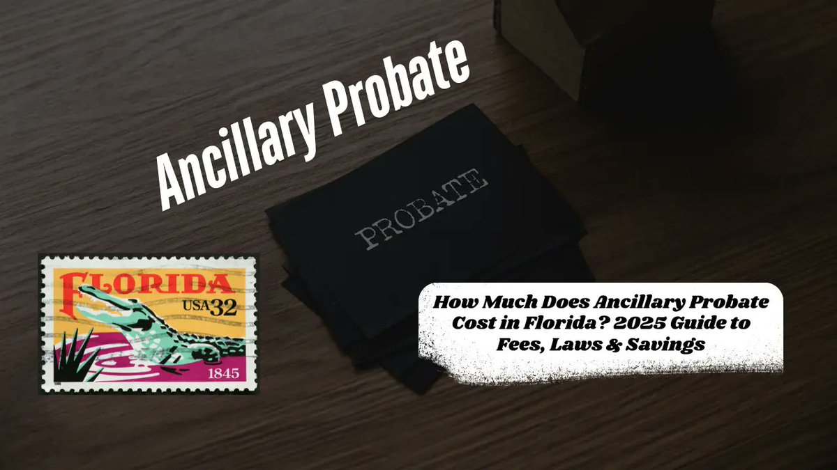 allaboutlawyer's tweet image. allaboutlawyer.com/how-much-does-…

Imagine inheriting a sunny Florida condo, only to discover you’ll lose $5,000–$20,000+ to legal fees and court costs before you even get the keys. Welcome to ancillary probate in Florida

#allaboutlawyer #ancillaryprobate #probateassets