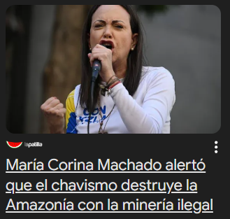 Mira <a href="/juanchacins/">Juan Chacin 🇻🇪</a>, tu vice presidenta, atacando a maduro desde la izquierda, le preocupa el medio ambiente
