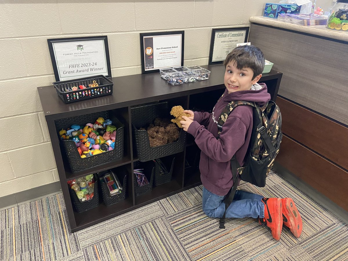 Jessie Martin (@ayercounselor) on Twitter photo “Thank you to the <a href="/fhfeorg/">Forest Hills Foundation for Education</a> for supporting our PBIS Store! It has been a huge hit, and our students were so excited for the restock! Your generosity helps keep the positivity going! #AyerCares #PBIS <a href="/ayerelementary/">Ayer Elementary</a> “Thank you to the <a href="/fhfeorg/">Forest Hills Foundation for Education</a> for supporting our PBIS Store! It has been a huge hit, and our students were so excited for the restock! Your generosity helps keep the positivity going! #AyerCares #PBIS <a href="/ayerelementary/">Ayer Elementary</a>