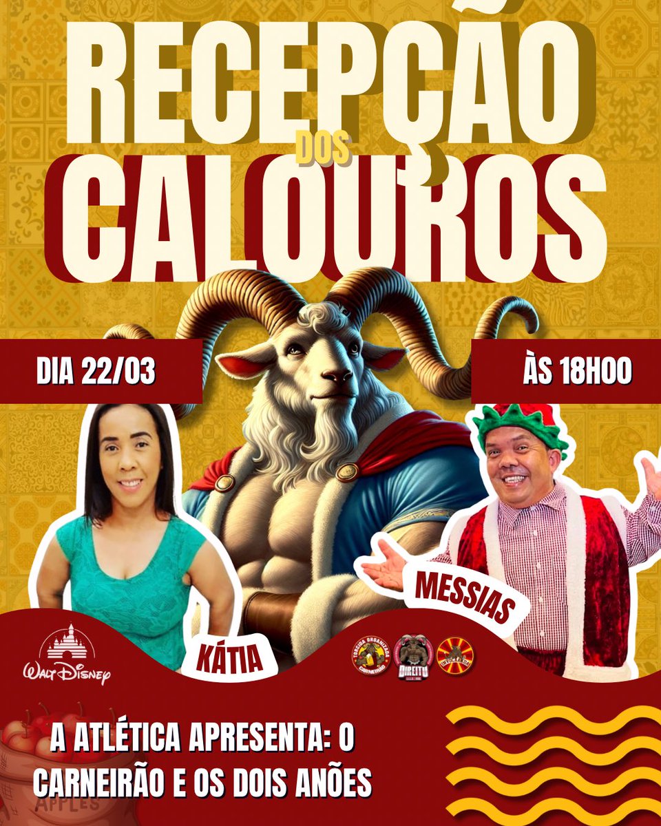 SIM!!!! NA NOSSA RECEPÇÃO TEREMOS A PRESENÇA DE (((DOIS))) ANÕES TEQUILEIROS!! 😝😝😝

Com a Katia e o Messias a festa ficou ainda melhor!! ❤️💛

🎟️ Compre seu ingresso com um de nossos diretores:

Garden: 67 99603-1230
Felpz: 67 99989-1551
Larissa: 67 99871-8056