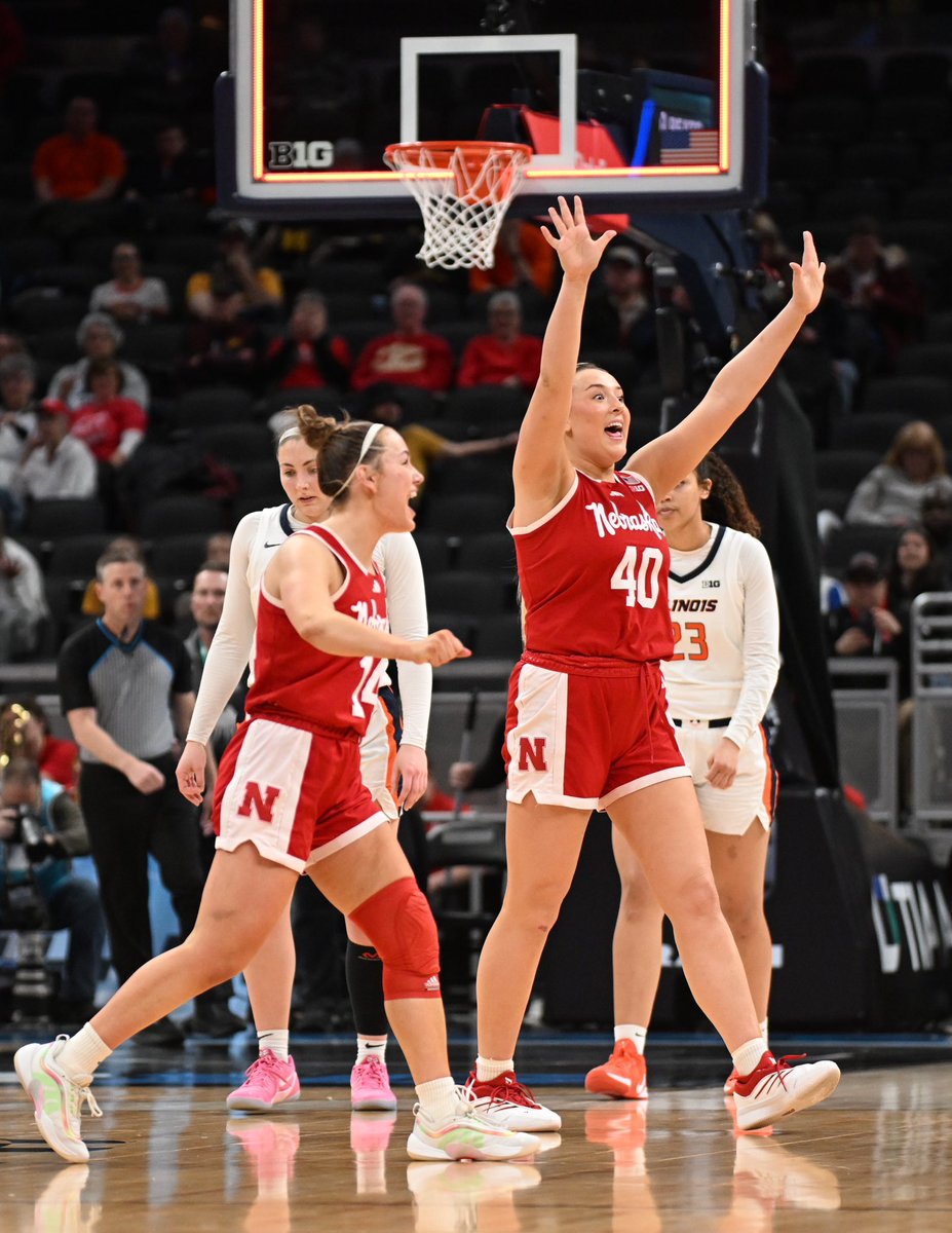 Big Ten Women's Basketball (@b1gwbball) on Twitter photo How we feelinβ Husker nation βοΈ
<a href="/HuskerWBB/">Nebraska Women's Basketball</a> is headed to the #B1GWBBT quarterfinals π€© How we feelinβ Husker nation βοΈ
<a href="/HuskerWBB/">Nebraska Women's Basketball</a> is headed to the #B1GWBBT quarterfinals π€©