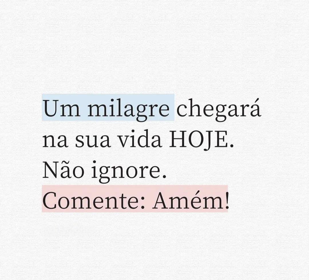 sigagalatas's tweet photo. COMENTE: AMÉM https://t.co/N67qi7sFTn