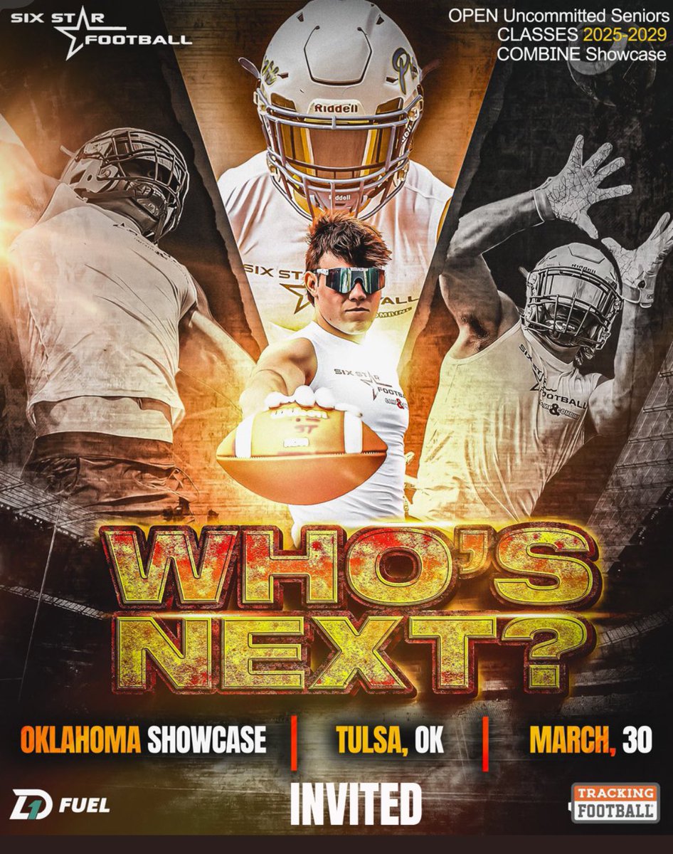 Thank you for the invite <a href="/6starfootballOK/">Six Star Football | OKLAHOMA</a> !!