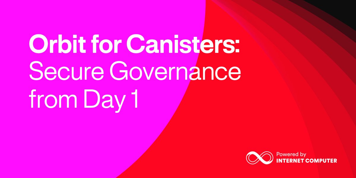 🔐 Secure canister management from day one!

Teams and developers deserve better than risky single-user control or inflexible governance.

Orbit provides multi-user approvals, customizable policies, and audit trails for your canisters—whether upgrading code or managing assets
