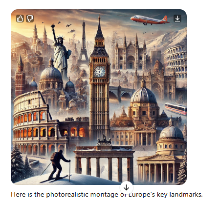 I asked ChatGPT for a montage of European landmarks. See if you can spot what's wrong ....