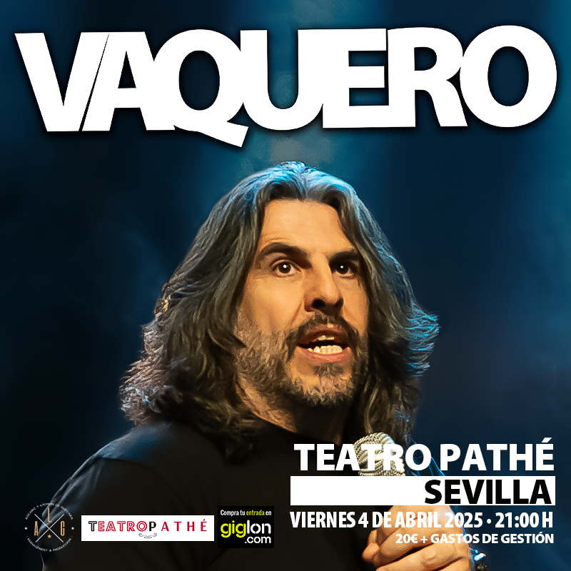 ¡Prepárate, Sevilla! llega <a href="/VaqueroEH/">JJ Vaquero</a>  listo para conquistar el escenario del <a href="/TeatroPathe/">Teatro Pathé</a> 

🗓️ 04.04
⏰ 21:00 H
🎟 entradas en lnk.bio/alg_management

#monologo #comico #semilla #abril #teatro #gira #alg #cultura #entretenimiento #comedia #planesporsevilla