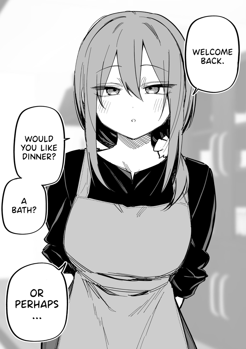 @kugatu28 English version! [A welcome back greeting from my girlfriend, who used to be covered in bruises.] 