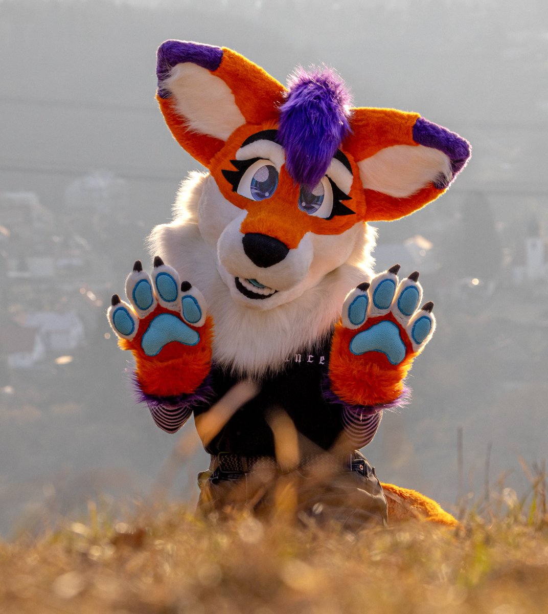 Happy #FursuitFriday from Zvolská homole!🐾⛰️🦊

📸 Photographer: workshop02_photo (IG)
✂️ My fursuit: colorfur_floppa (IG)

#furry #furries #furryfandom #furryphotos
