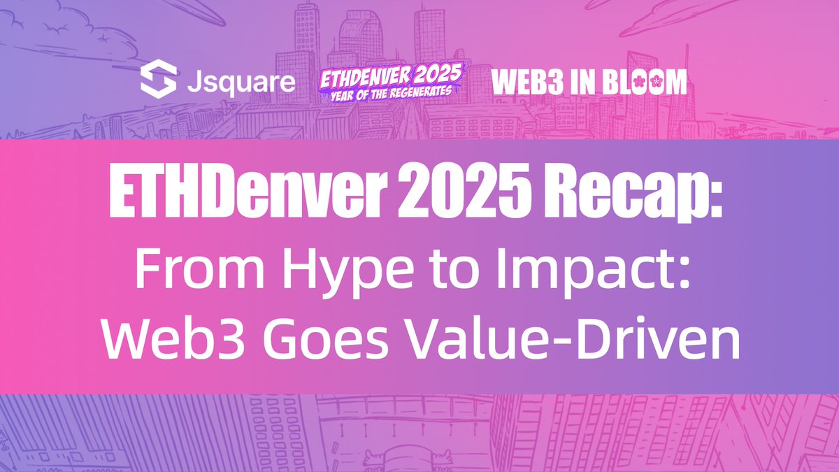 ETHDenver 2025 Recap: Insights and Outlook from Jsquare’s Investment Team

<a href="/EthereumDenver/">ETHDenver 🏔🦬🦄</a> 2025 gathered builders, investors, and industry leaders to explore the future of blockchain and Web3. As an active player in the global Web3 ecosystem, Jsquare’s investment team engaged in