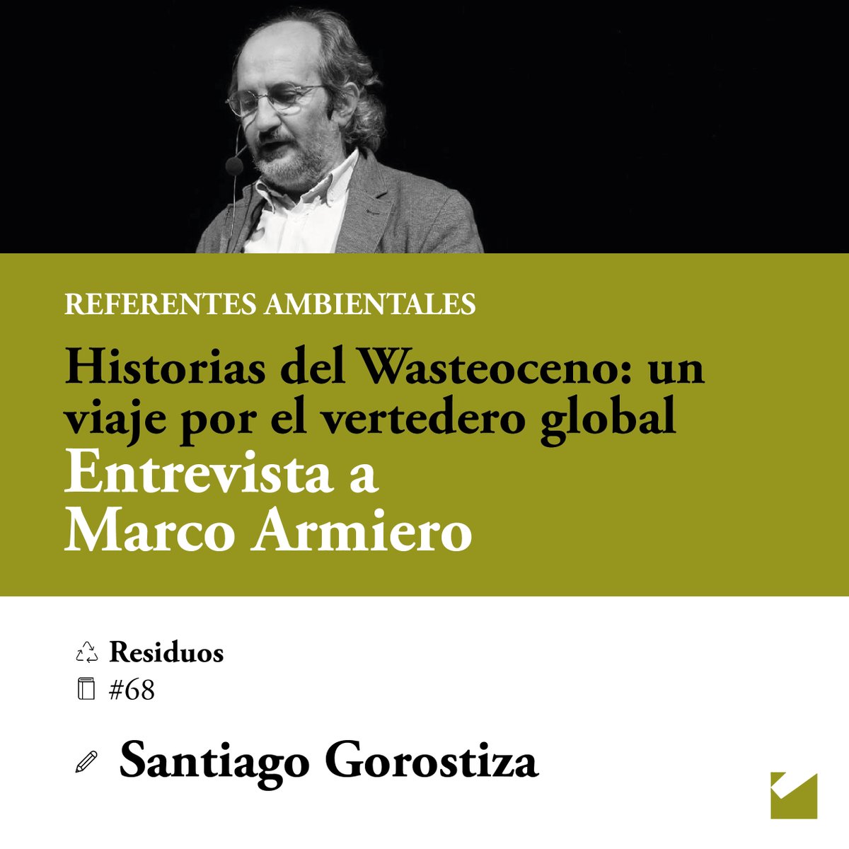 Revista_Eco_Pol's tweet photo. #EP68 REFERENTES AMBIENTALES ♻️ Historias del Wasteoceno: un viaje por el vertedero global. Entrevista a Marco Armiero https://t.co/6qxYEggQaE 📝 Santiago Gorostiza #Antropoceno #JusticiaAmbiental #Residuos #EcologíaPolítica https://t.co/Q90xeviDeJ