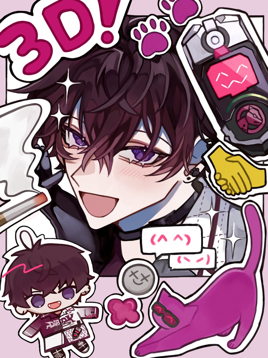 #サイキペイント 
#イッテツイッテツイッテツ３T
3Dお披露目おめでとうございます.ᐟ.ᐟ.ᐟ