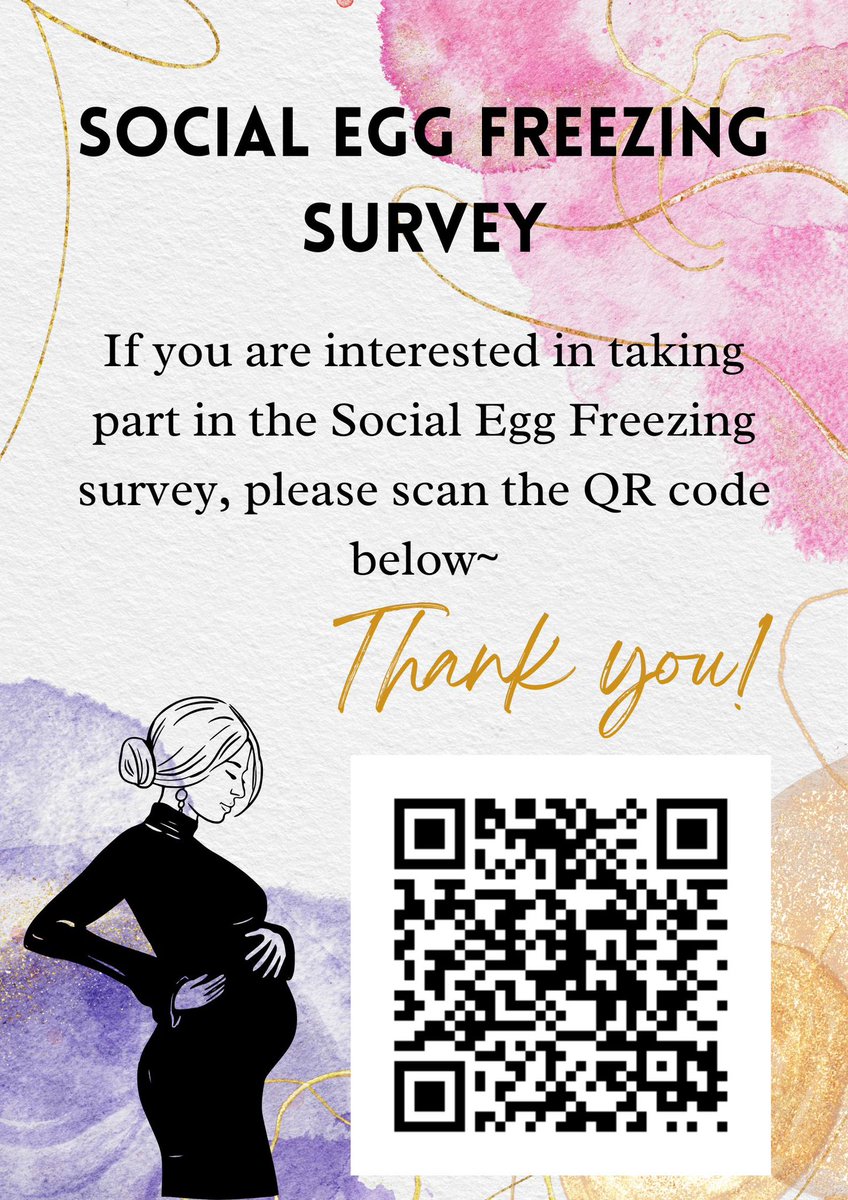 One of our undergraduate students needs your help. Please click the link to have your say about egg freezing: qualtrics.manchester.ac.uk/jfe/form/SV_6u… #eggfreezing #research #ivf