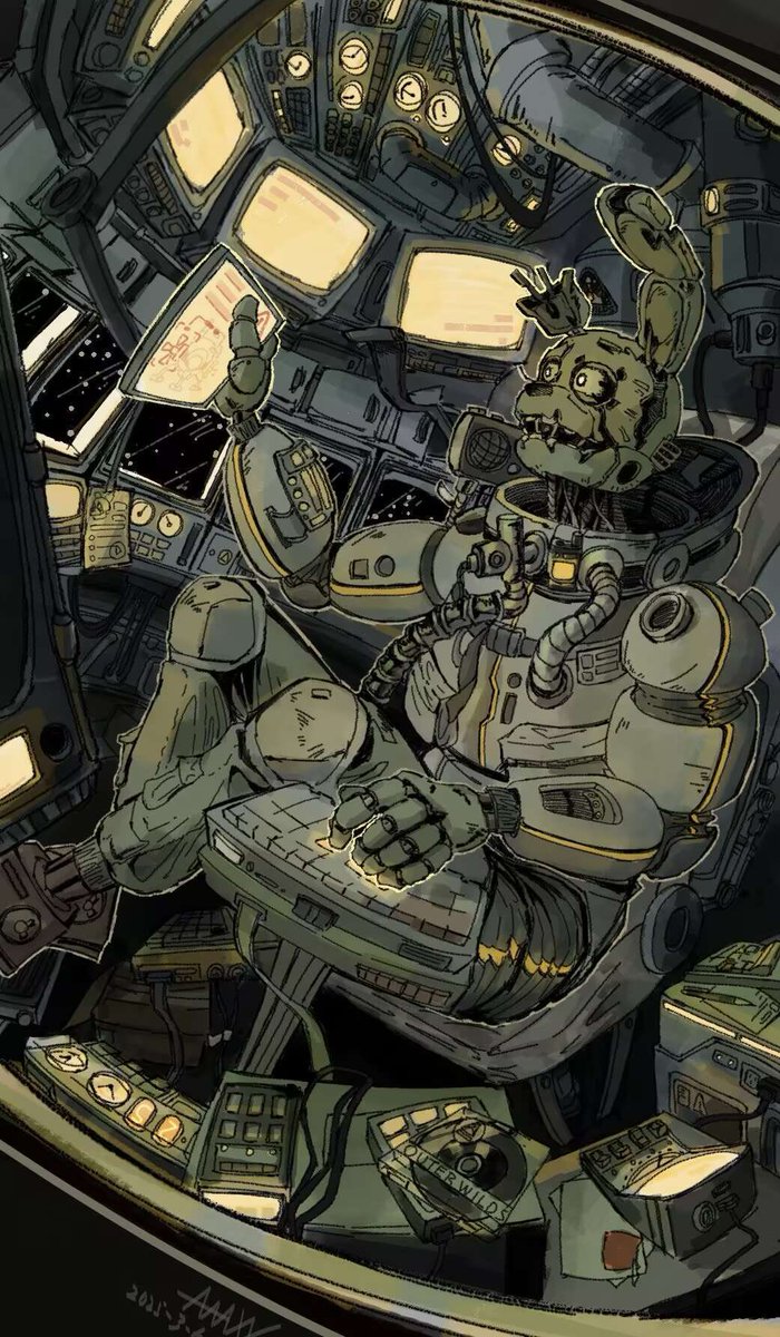 The fault of the right thruster
#fnaf #springtrap #OuterWilds