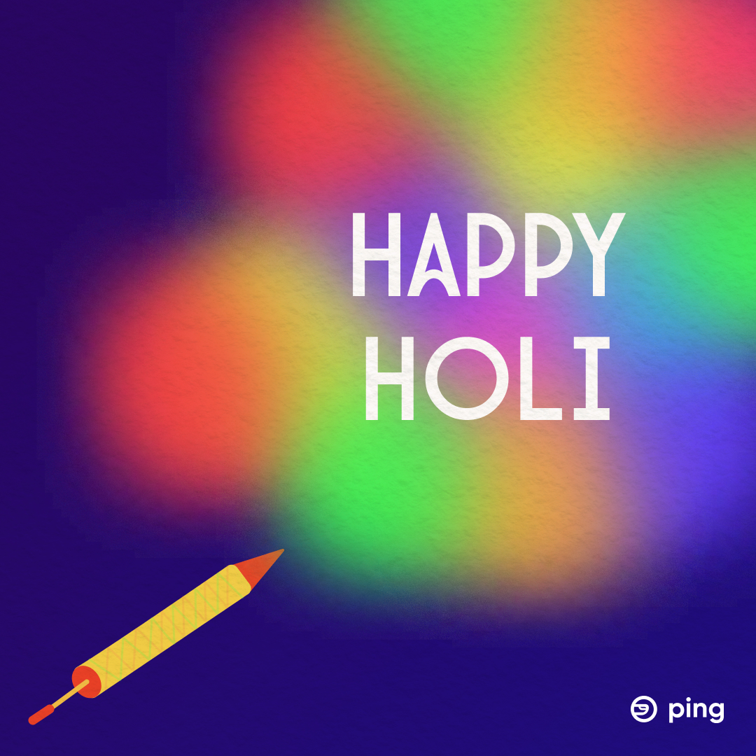 pingworkplace's tweet photo. May your life be as colorful as the gulaal in the air, as joyful as laughter with friends, and as bright as the festival itself. Happy Holi! 🎨🌸💛 https://t.co/mFpOII3PdJ