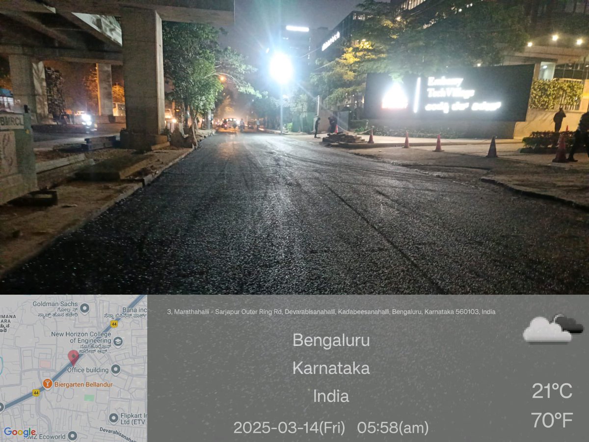 Mahadevapura Task Force-Mobility tweet media