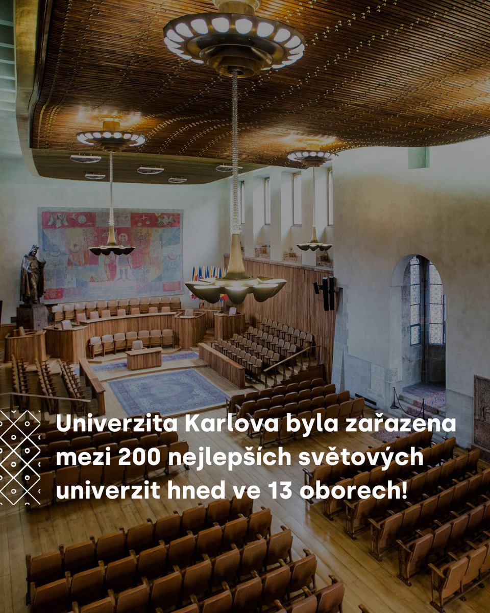 🎓 V nejnovějším žebříčku QS World University Rankings by Subject 2025 byla Univerzita Karlova zařazena mezi 200 nejlepších světových univerzit hned ve 13 oborech!

✅ TOP 100 v oboru informační věda a knihovnictví
✅ Dalších 12 oborů v TOP 200, včetně anglické literatury,