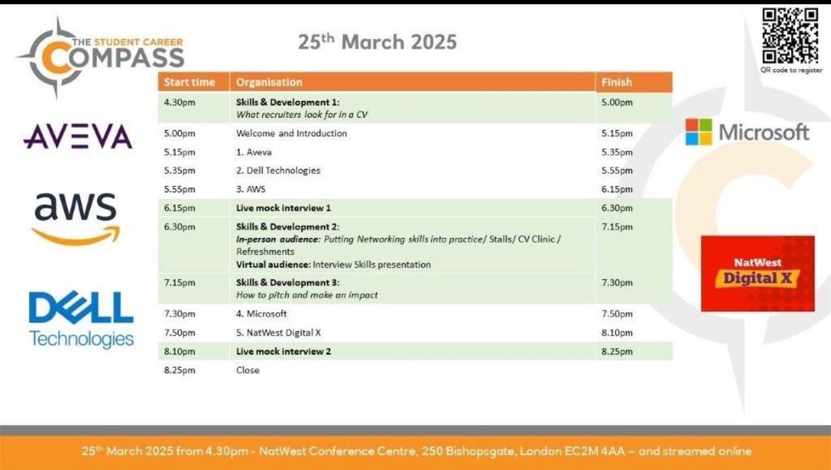 Register now through lnkd.in/ePDswMGE

This is both an in-person and online event. There is only a 250 place available for in-person so do register early to avoid disappointment. 
I’ll be there so come along with your cv’s
#earlycareers #earlytalent #gradfair