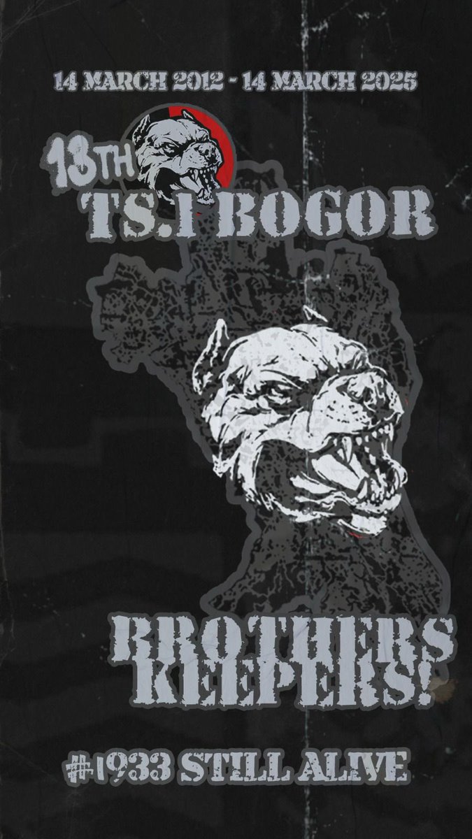 TS-1 Crew (@ts1crew) on Twitter photo Anyway, Happy Anniversary to the one who’s never run away <a href="/TS1Bogor/">Don't run baby</a> 
BROTHERS KEEPERS!❤️🖤 Anyway, Happy Anniversary to the one who’s never run away <a href="/TS1Bogor/">Don't run baby</a> 
BROTHERS KEEPERS!❤️🖤