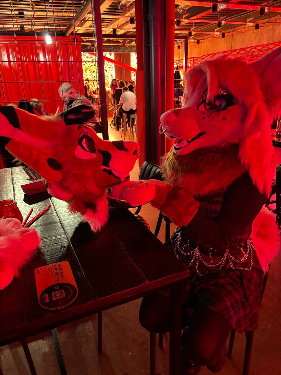 Alas, poor Hyde! I knew him, Horatio; a fellow of infinite jest, of most excellent fancy. 

No <a href="/YorkshireJackal/">→ Hʏᴅᴇ ← @ PCD</a> was harmed in the making of this #FursuitFriday 

🐶 🪡 <a href="/Fernandfallow/">🌿Fern and Fallow𐂂</a>