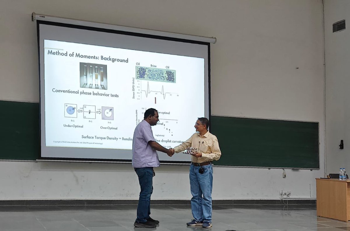 Was a pleasure to host Dr. Kunj Tandon (Shell Bengaluru) for a <a href="/chm_iiserb/">Dept of Chemistry, IISER Bhopal</a> department seminar . Thanks for the wonderful talk, insightful discussions and for motivating our students.