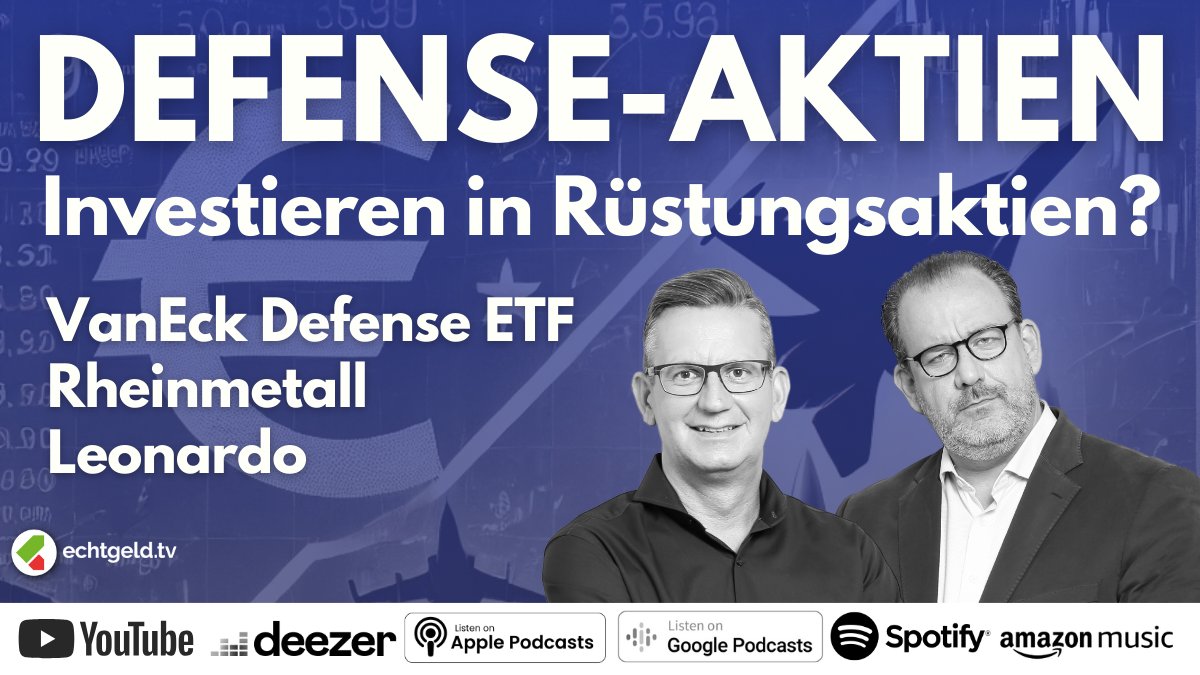 echtgeldtv (@echtgeldtv) on Twitter photo 📢 Europas Rüstungsaktien im Fokus! 📈 Rheinmetall, Hensoldt & Co.: Megachance oder überbewertet? 🤔 <a href="/takberlin/">Tobias Kramer</a> & <a href="/CWRoehl/">Christian W. Röhl</a> diskutieren Chancen, Risiken & Ethik. Jetzt reinschauen!
YouTube-Link:
📌 youtu.be/CEy4RyY2Gq8 📢 Europas Rüstungsaktien im Fokus! 📈 Rheinmetall, Hensoldt & Co.: Megachance oder überbewertet? 🤔 <a href="/takberlin/">Tobias Kramer</a> & <a href="/CWRoehl/">Christian W. Röhl</a> diskutieren Chancen, Risiken & Ethik. Jetzt reinschauen!
YouTube-Link:
📌 youtu.be/CEy4RyY2Gq8