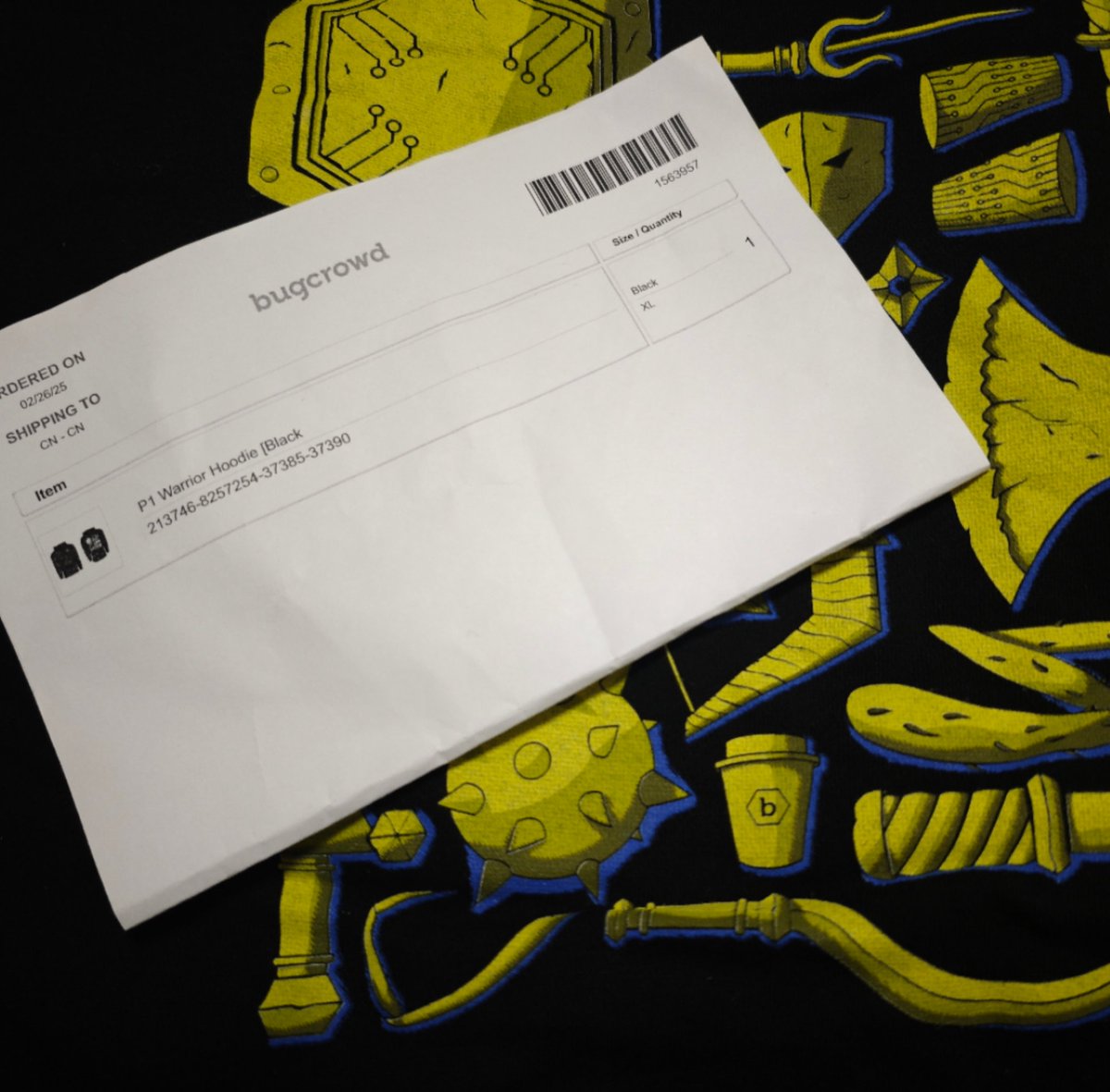 thanks <a href="/Bugcrowd/">bugcrowd</a> 

P1 warrior hoodie