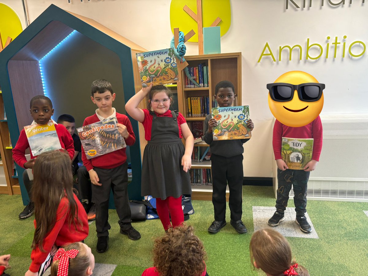 We loved taking part in the book scavenger hunt created by the Reader Leaders during World Book Day. Lots of fun trying to find the correct books!