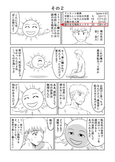 #漫画が読めるハッシュタグ アンケートが導く異世界物語2 アンケート機能を使って懐かしのゲームブック風に読者の方に続きを決めてもらうオリジナル実験漫画です。アンケはリプ欄に。pixivでも実施してます。