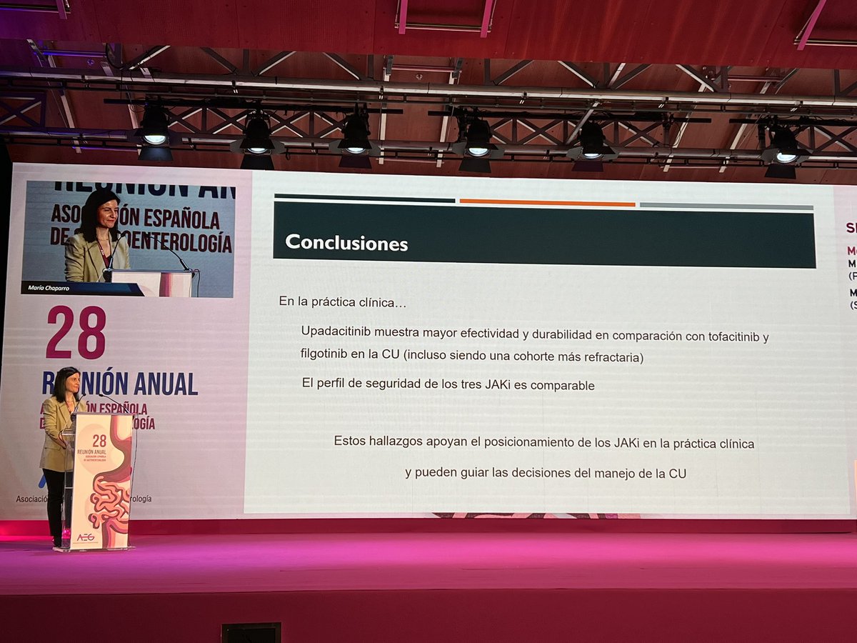 Albert Martin (@albert_martin88) on Twitter photo Excelente comunicación de la Dra. <a href="/maria_chs/">Maria Chaparro</a> 👩⚕️ de <a href="/EIILaPrincesa/">#EIILaPrincesa</a> 🏥sobre inhibidores JAK 💊 en colitis ulcerosa: ¿cuál es la mejor opción en la práctica clínica? Upadacitinib muestra ⬆️ efectividad y durabilidad. <a href="/aegastro/">Aegastro</a> <a href="/geteccu/">GETECCU</a> #AEG2025 Excelente comunicación de la Dra. <a href="/maria_chs/">Maria Chaparro</a> 👩⚕️ de <a href="/EIILaPrincesa/">#EIILaPrincesa</a> 🏥sobre inhibidores JAK 💊 en colitis ulcerosa: ¿cuál es la mejor opción en la práctica clínica? Upadacitinib muestra ⬆️ efectividad y durabilidad. <a href="/aegastro/">Aegastro</a> <a href="/geteccu/">GETECCU</a> #AEG2025