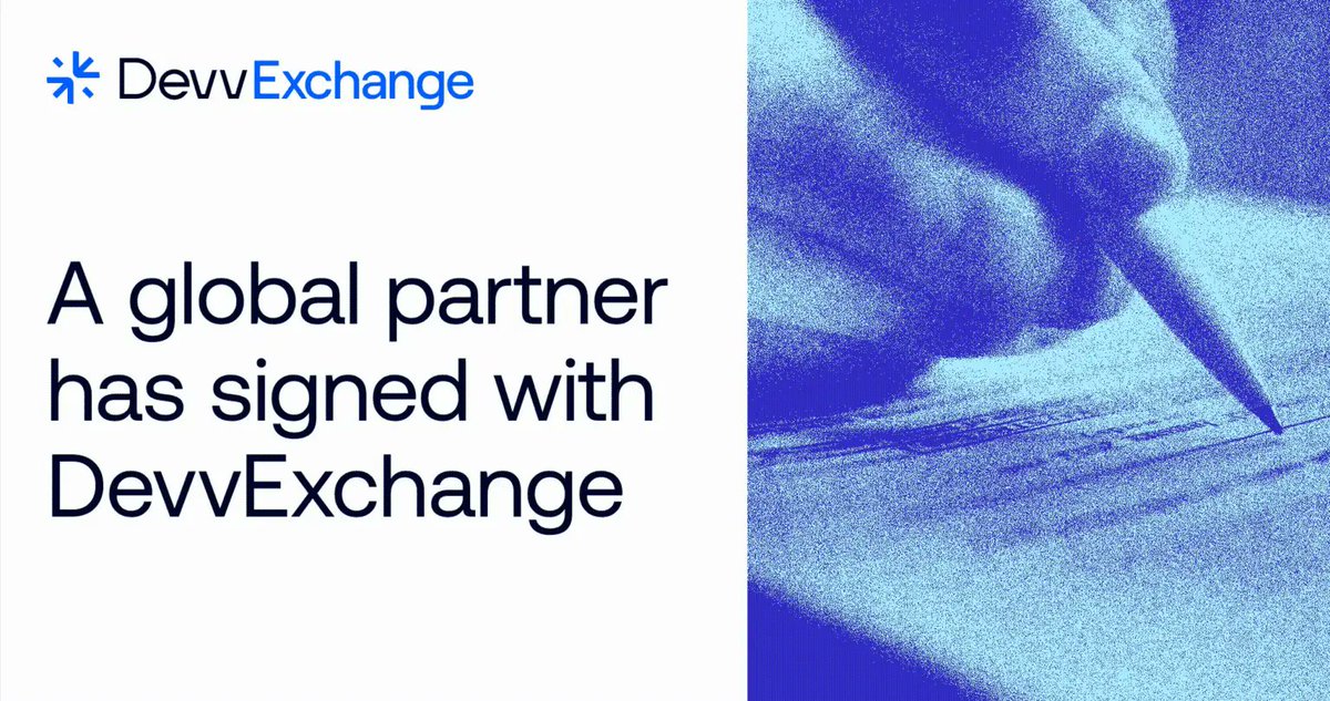 1/ 🚀 DevvExchange™ is coming!
The first non-custodial instant-settlement exchange is about to launch, thanks to a groundbreaking partnership with one of the world’s top financial institutions. 💥
👉 Deal signed—big announcement soon!
#Blockchain #Fintech #Crypto