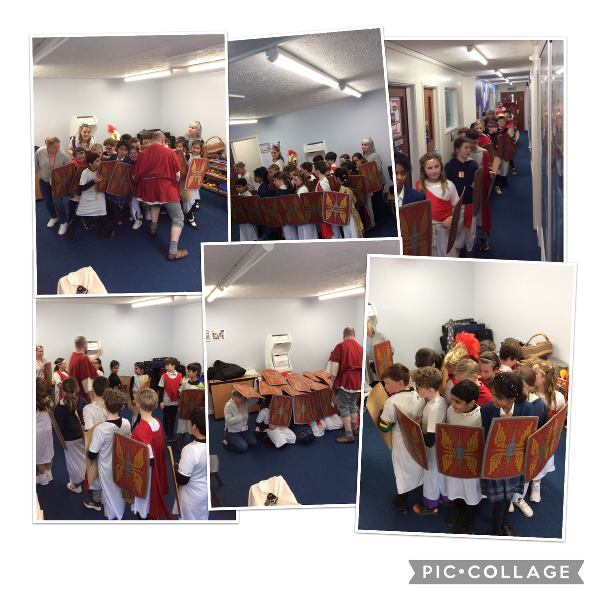 StNicksLower's tweet photo. #StNicksYear4 enjoyed an immersive experience of life in Roman Britain with #historyoffthepage. They participated in a range of activities, drama and crafts which they were able to take home. Huge thanks to the Friends, Mrs Caplan &amp; Mrs Webb for supporting with the day. https://t.co/lQVj0jj2Uv