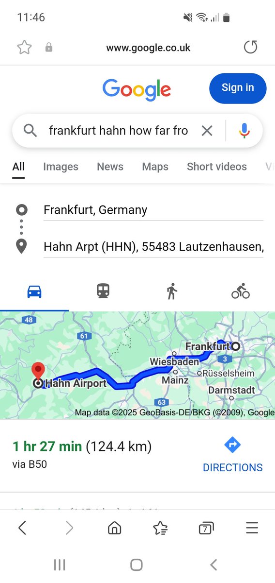 Anyone travelling to Frankfurt..

Frankfurt FRA is the main and closest airpirt to the city

Frankfurt Hahn airpirt is miles away as one of friends found out when we used Frankfurt as an overnight stop to Hoffenheim 😃😳