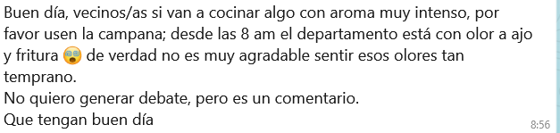Donranaman's tweet photo. Adivinen la nacionalidad de los que cocinan asi, cada vez que nos quejamos de eso en el grupo del condomino saltan los #vword a sentirse atacados y pasados a llevar, viejo no puedo entender como viven esas cucarachas, a veces a la 1 am nuestro depa pasado a frituras https://t.co/zj5nf79I9T