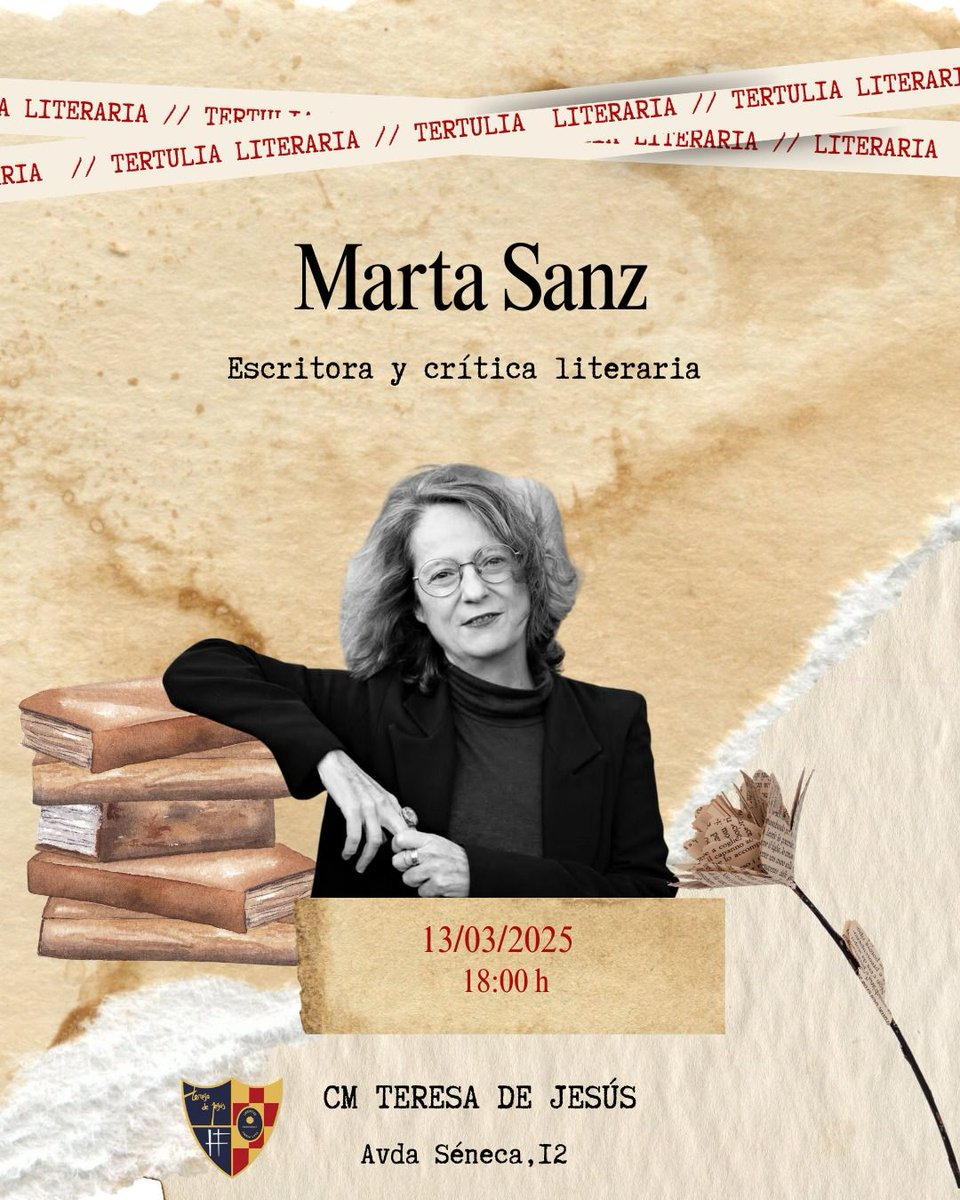 cmuteresa's tweet photo. 📚Ayer tuvimos el placer de contar con Marta Sanz como primera invitada de las tertulias literarias en nuestro Colegio, fue un lujo poder contar con ella! https://t.co/bJR1ednJHR