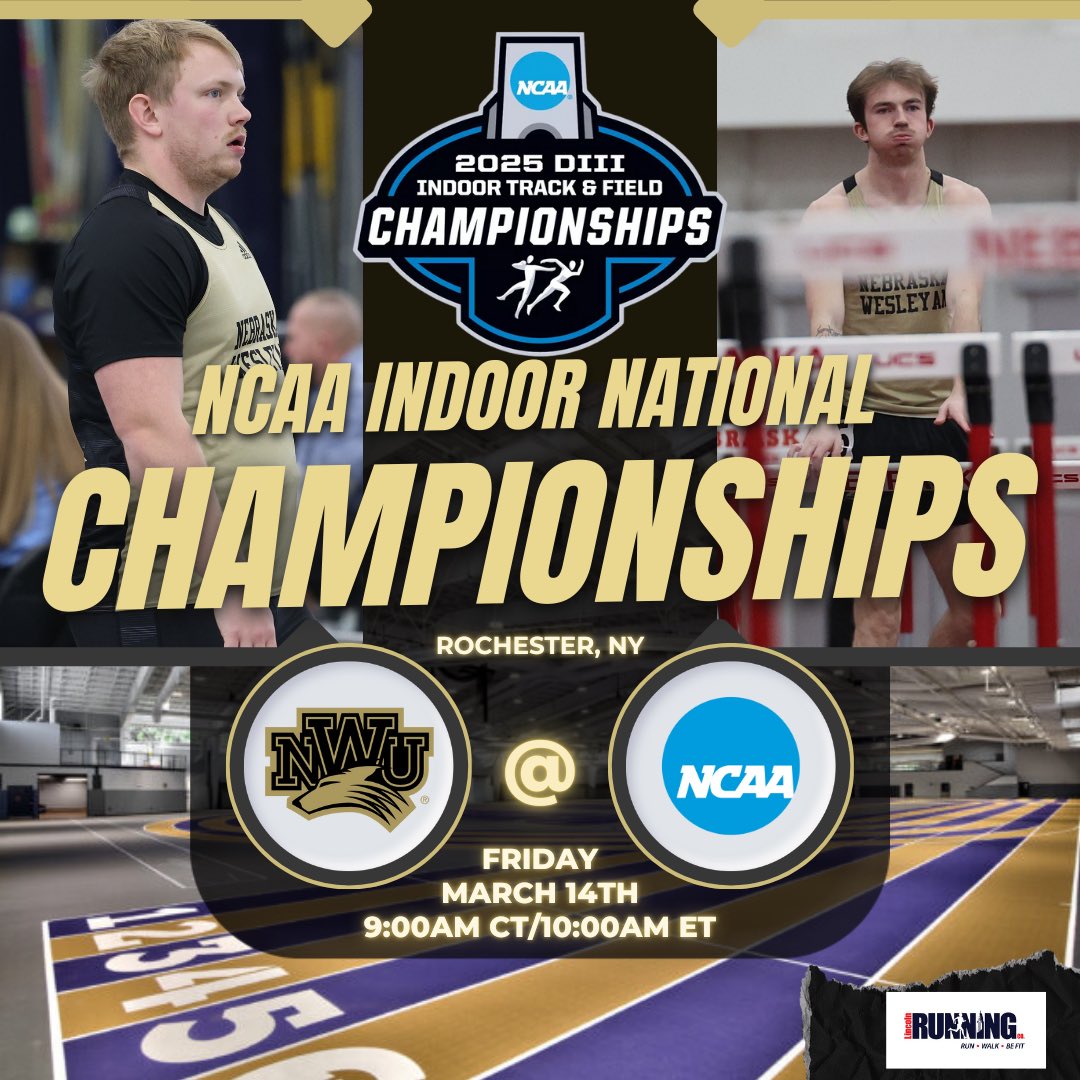 Today is the day!

🏆Day 1 of action at the 2025 Indoor National Meet!🏆

Eric gets things started with the Weight Throw @ 9:00am CT/10:00am ET!

Noah goes in the prelims of the 60m Hurdles @ 12:30pm CT/1:30pm ET!

#nwutf #pwolfnation