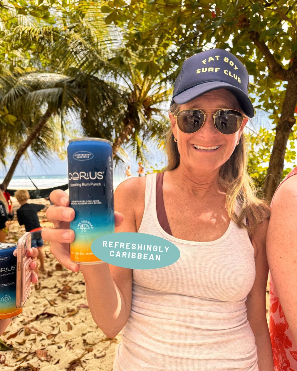 jointhecorus's tweet photo. 🌴✨🍹 CORUS Sparkling Rum Punch – Born in #Barbadosl Available Island-wide #JoinTheCORUS 
📸 Share a "can in hand" pic for a chance to win a 4-pack! 🍹🍹🍹🍹 https://t.co/CLVajTwTqz