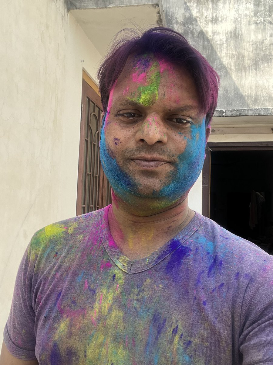 Wishing you a holi festival all off X family 🙏🏻🙏🏻