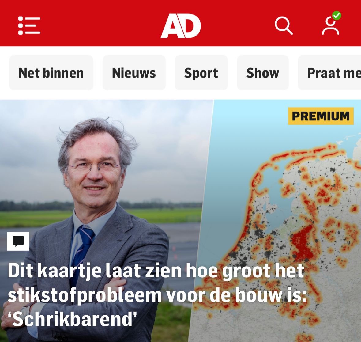 javijlbrief's tweet image. Zeer ernstig nieuws. De bouw van een kwart miljoen woningen loopt direct gevaar door getreuzel met de stikstofaanpak. 138 miljard aan investeringen staat op de tocht.

Het kabinet presenteert volgende week éindelijk het stikstofplan. Duiken kan niet meer, tijd voor daadkracht.