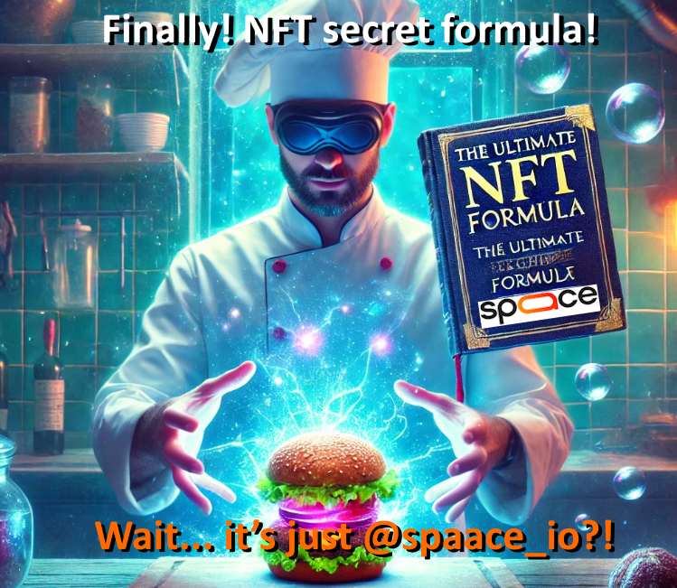 marcopizarror's tweet photo. Trying to steal the secret formula? 🕵️♂️ Well, it’s no secret anymore—it's @spaace_io! 🔥🍔🚀
$SPAACE is where NFTs get their real flavor! 🤣
@spaace_io #SPAACEMarketplace #NFTs #Web3 https://t.co/xvJegLulT4
