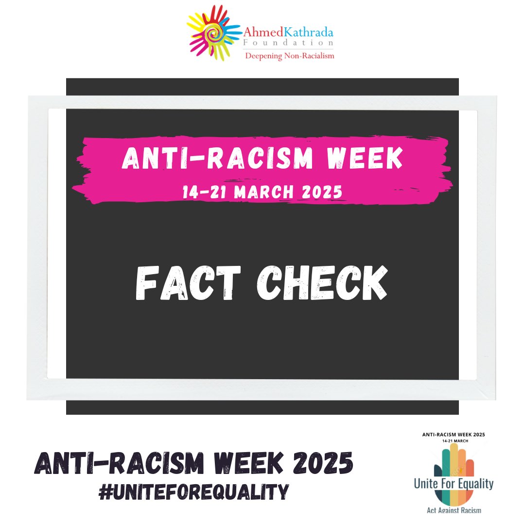 🔛As we begin Anti-Racism Week 2025, we recognise that racism is not just about individual acts of prejudice, it is often fuelled by misinformation, disinformation and harmful narratives designed to divide us. 

Disinformation spreads rapidly, reinforcing stereotypes and