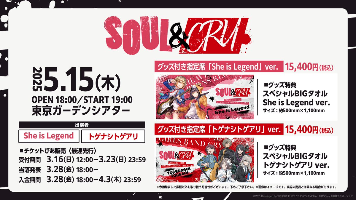 She is Legend ver. スペシャルBIGタオルヘブンバーンズレッド She is