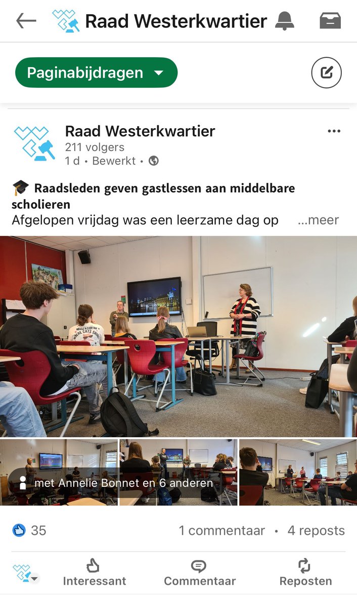 Wist u dat de raad van de gemeente Westerkwartier tegenwoordig ook te volgen is via LinkedIn? 👇

Volg ons via linkedin.com/company/raadwe…